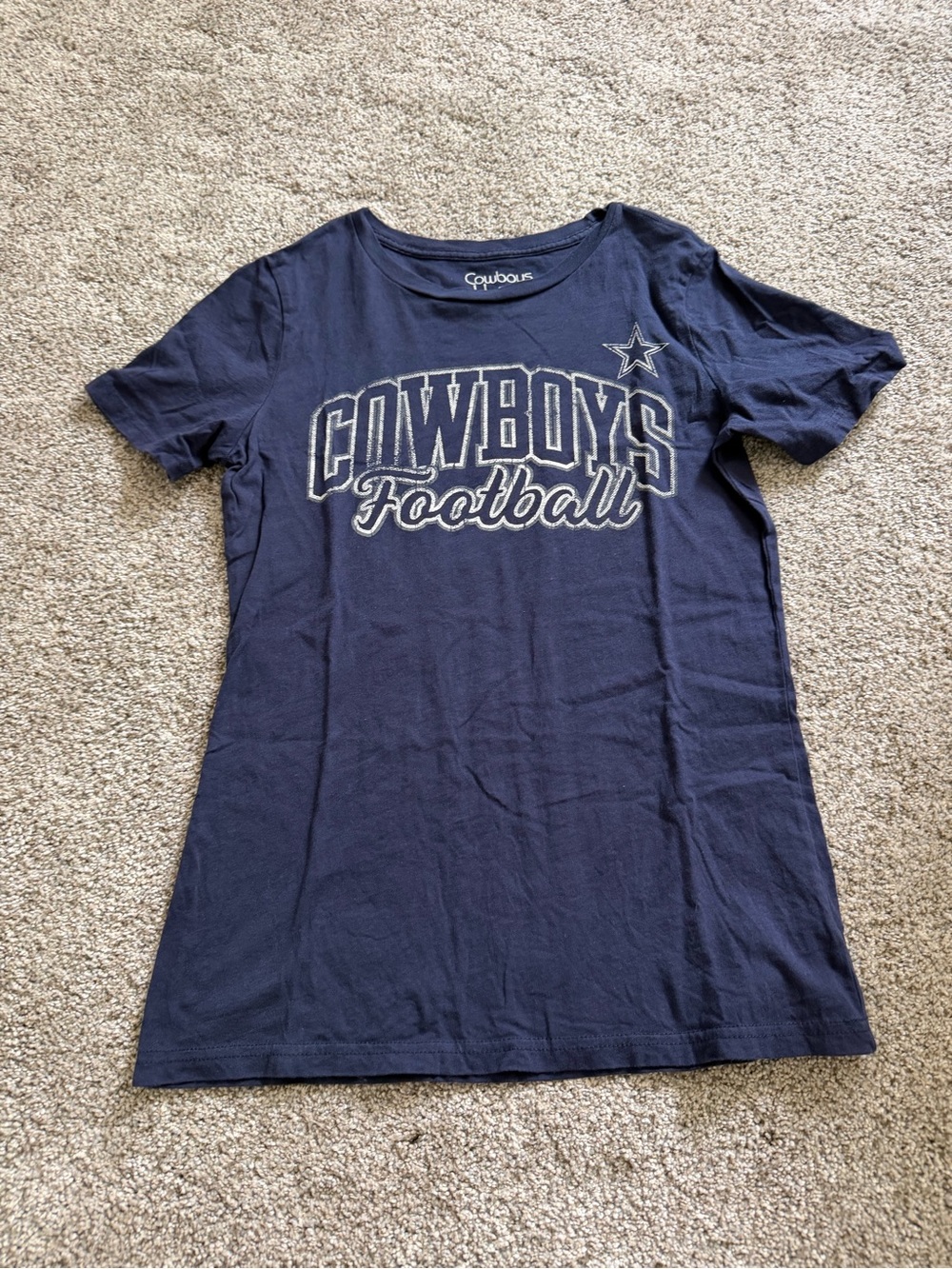 blue Cowboys Football shirt